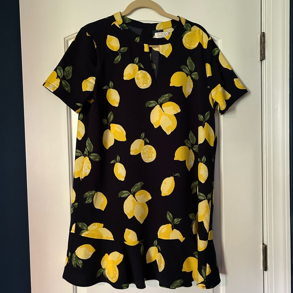 Mudpie Lemon motif dress